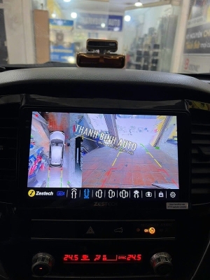 Màn hình Android Zestech ZX10+ phiên bản tiêu chuẩn camera 360 cho xe Pajero Sport 2021